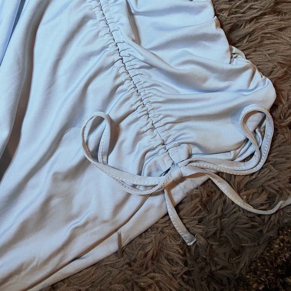 Baby blue cut-out mini dress 👗 - Picture 3 of 7